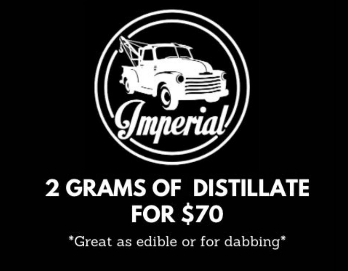 2 Grams of Distillate for $70